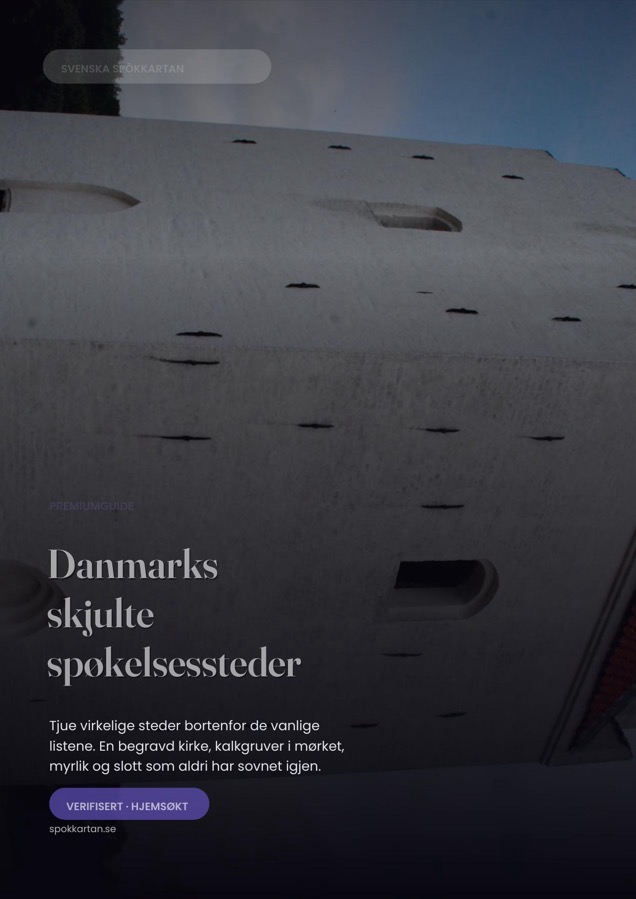 Danmarks skjulte spøkelsessteder