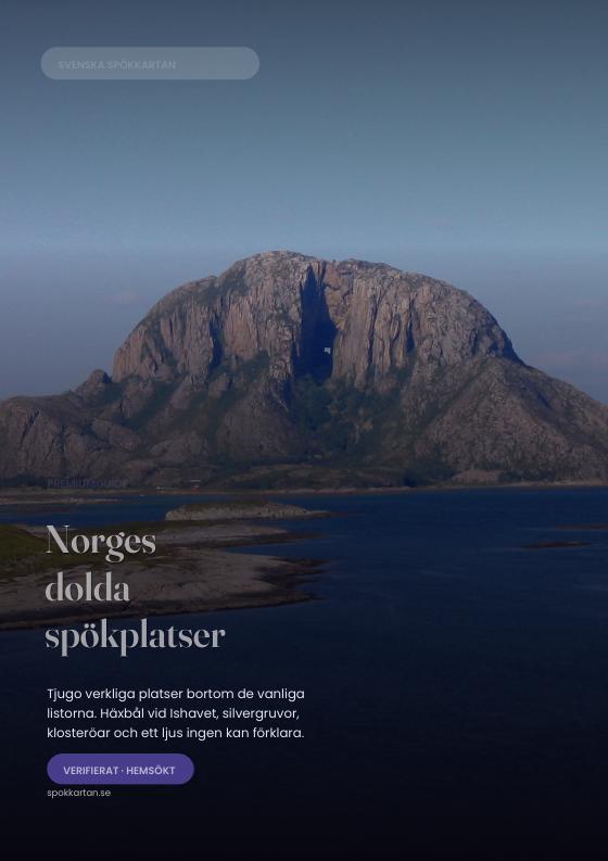 Norges skjulte spøkelsessteder