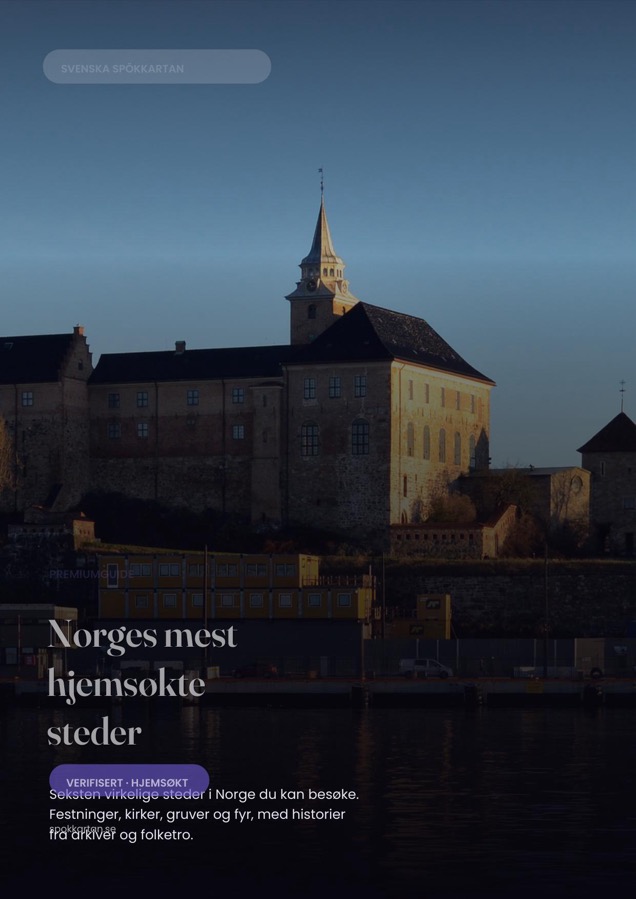 Norges mest hjemsøkte steder
