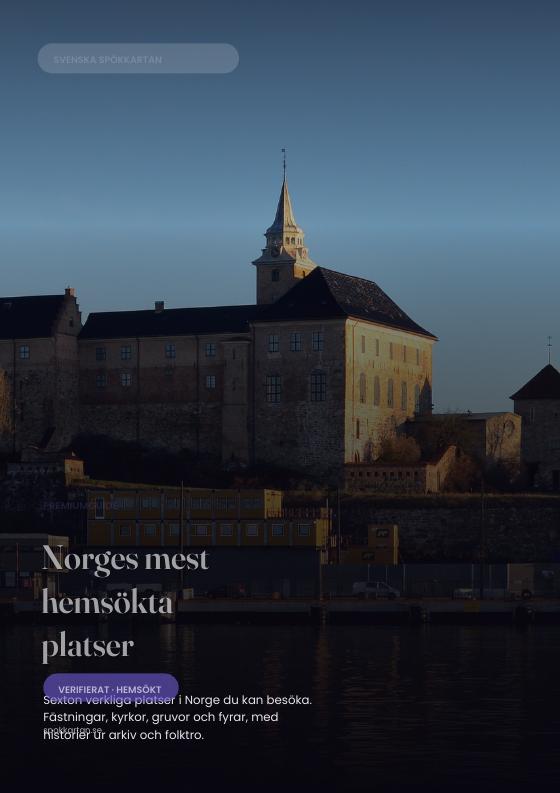 Norges mest hjemsøkte steder