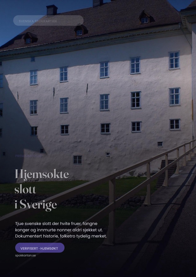 Hjemsøkte slott i Sverige
